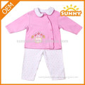 Wholesale Lovely pink Baby Girl Clothing Set